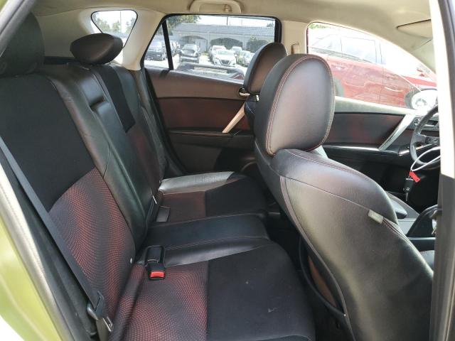 JM1BL1K44B1372489 - 2011 MAZDA SPEED 3 მწვანე ფოტო 10