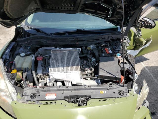 JM1BL1K44B1372489 - 2011 MAZDA SPEED 3 მწვანე ფოტო 11
