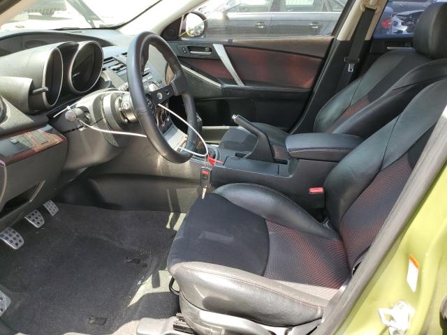 JM1BL1K44B1372489 - 2011 MAZDA SPEED 3 მწვანე ფოტო 7