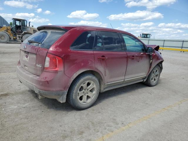 2FMDK3J9XDBC66393 - 2013 FORD EDGE SEL BURGUNDY photo 3