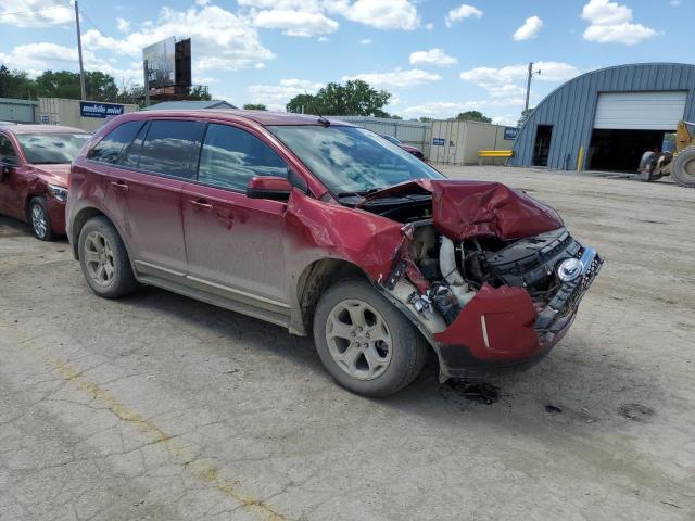 2FMDK3J9XDBC66393 - 2013 FORD EDGE SEL BURGUNDY photo 4