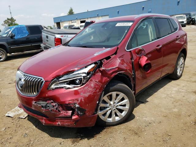 LRBFXDSA1HD040612 - 2017 BUICK ENVISION ESSENCE RED photo 1