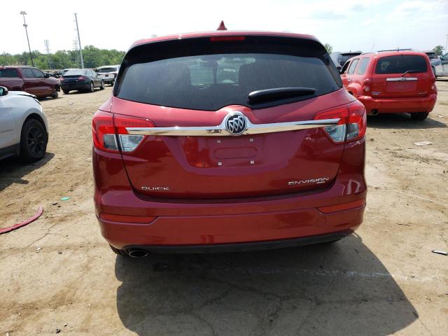 LRBFXDSA1HD040612 - 2017 BUICK ENVISION ESSENCE RED photo 6