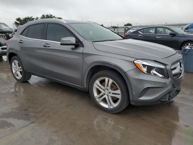 WDCTG4EB1FJ129503 - 2015 MERCEDES-BENZ GLA 250 GRAY photo 4