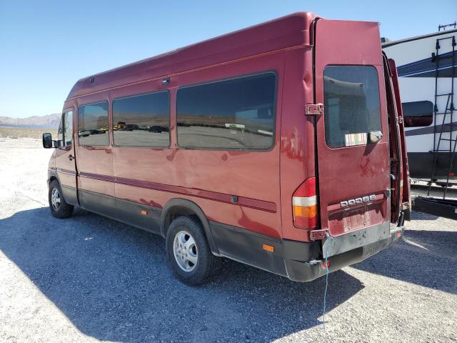 WD8PD744365861813 - 2006 DODGE SPRINTER 2500 BURGUNDY photo 2