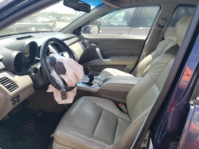 5J8TB18578A005426 - 2008 ACURA RDX TECHNOLOGY BLUE photo 7