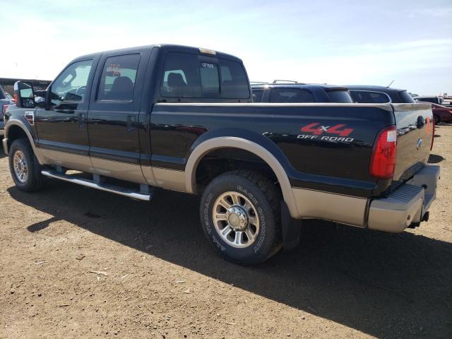 1FTSW21R88ED95415 - 2008 FORD F250 SUPER DUTY BLACK photo 2