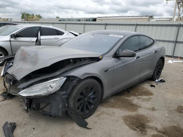 5YJSA1E26GF129054 - 2016 TESLA MODEL S GRAY photo 1