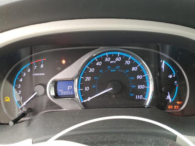 5TDYK3DC5BS142900 - 2011 TOYOTA SIENNA XLE Gümüş fotoğraf 9