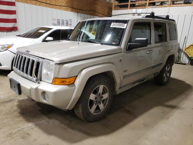 1J8HG48NX8C180662 - 2008 JEEP COMMANDER SPORT SILVER photo 1