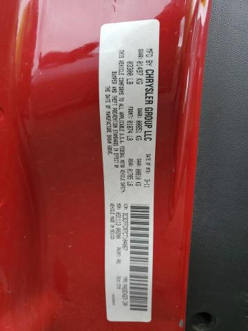 3C3CFFCR7CT104067 - 2012 FIAT 500 LOUNGE RED photo 12