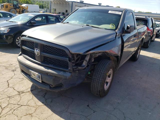 3C6JD6AP3CG237368 - 2012 DODGE RAM 1500 ST GRAY photo 2