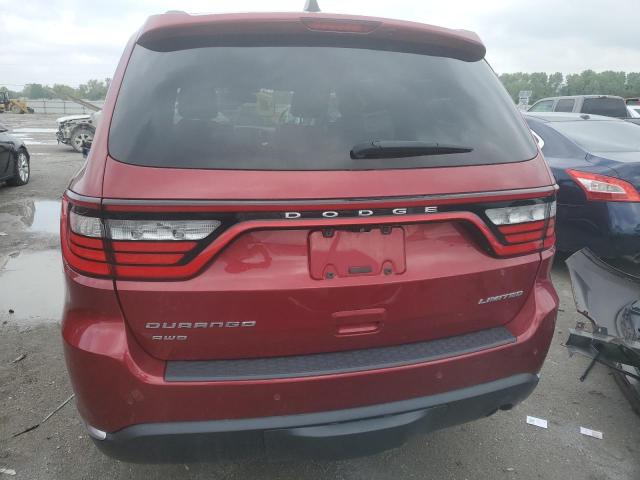 1C4RDJDG9EC549050 - 2014 DODGE DURANGO LIMITED RED photo 6