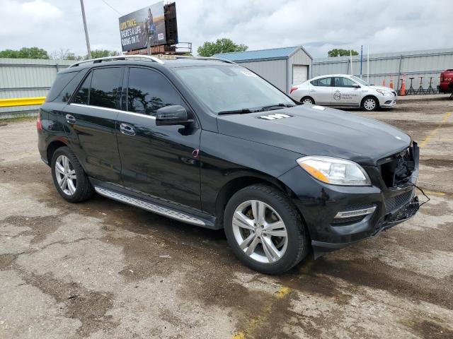 4JGDA5HB9EA417745 - 2014 MERCEDES-BENZ ML 350 4MATIC BLACK photo 4