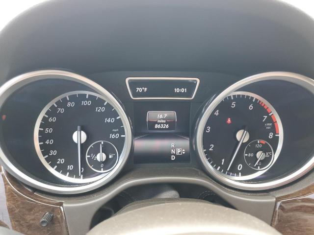 4JGDA5HB9EA417745 - 2014 MERCEDES-BENZ ML 350 4MATIC BLACK photo 9