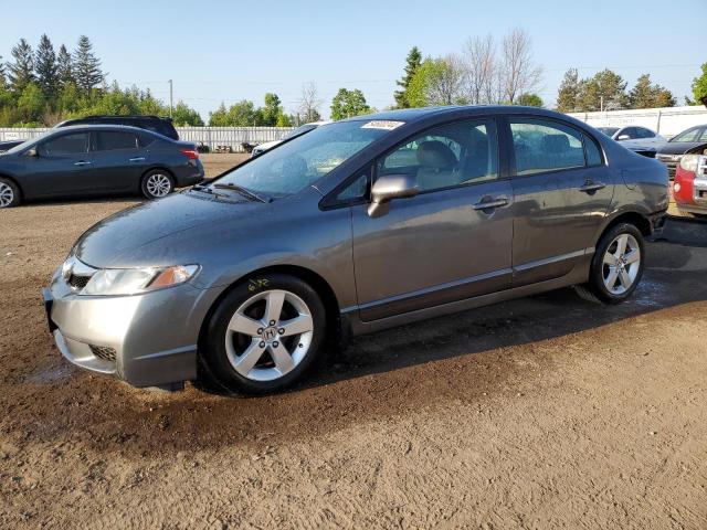 2HGFA1F61BH011288 - 2011 HONDA CIVIC LX-S رمادي صورة 1