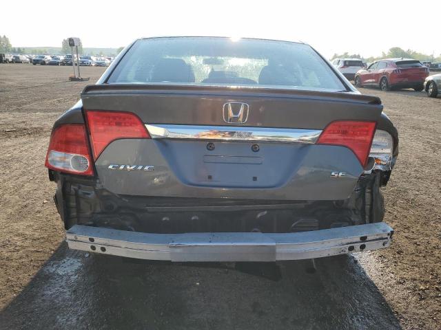 2HGFA1F61BH011288 - 2011 HONDA CIVIC LX-S رمادي صورة 6
