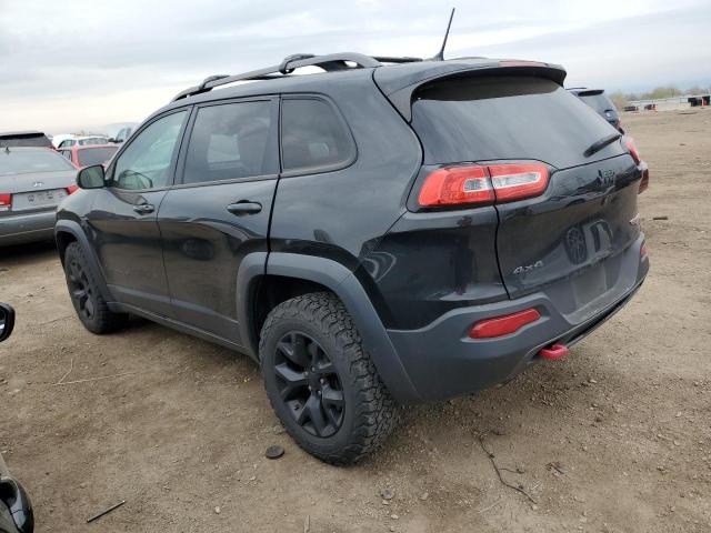 1C4PJMBB5FW615179 - 2015 JEEP CHEROKEE TRAILHAWK BLACK photo 2