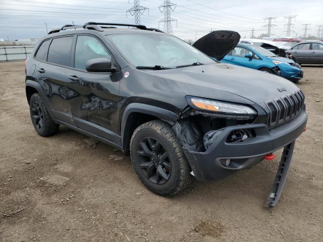 1C4PJMBB5FW615179 - 2015 JEEP CHEROKEE TRAILHAWK BLACK photo 4