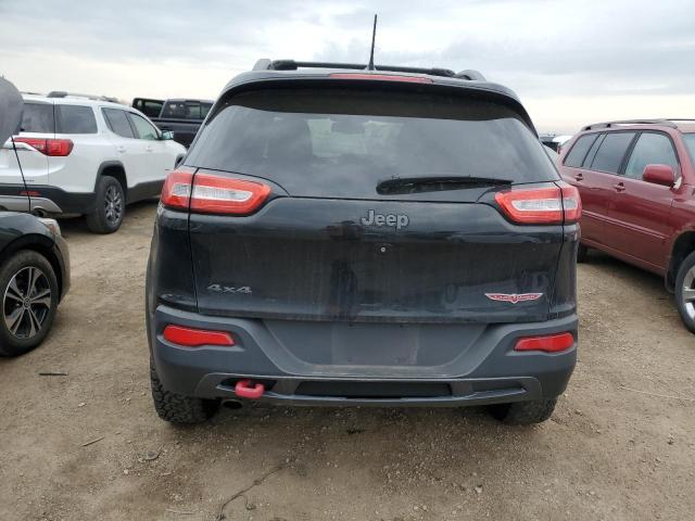 1C4PJMBB5FW615179 - 2015 JEEP CHEROKEE TRAILHAWK BLACK photo 6