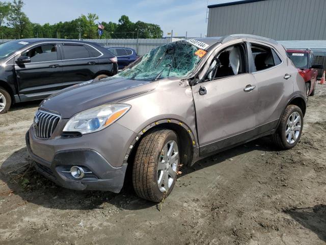 KL4CJCSB7EB702722 - 2014 BUICK ENCORE BROWN photo 1