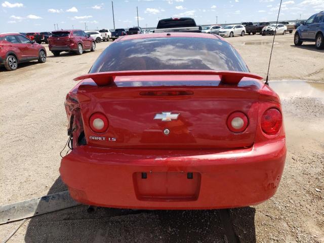 1G1AK18F487219665 - 2008 CHEVROLET COBALT LS RED photo 6