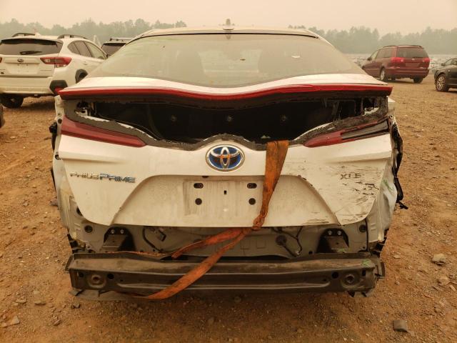 JTDKAMFP3M3188518 - 2021 TOYOTA PRIUS PRIM LE WHITE photo 6