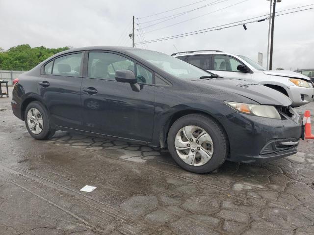 2HGFB2F52DH601674 - 2013 HONDA CIVIC LX BLACK photo 4