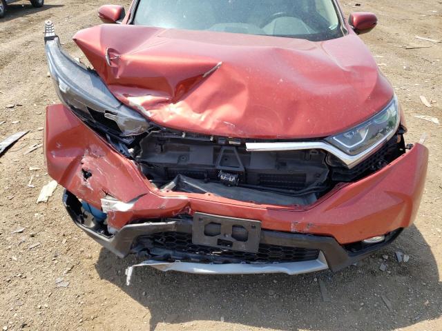 2HKRW2H86JH661788 - 2018 HONDA CR-V EXL ORANGE photo 11