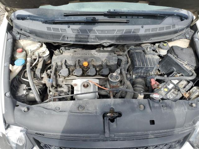 2HGFG12969H506241 - 2009 HONDA CIVIC EXL WHITE photo 11