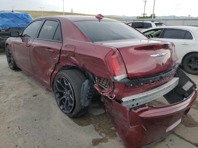 2C3CCABG6KH639832 - 2019 CHRYSLER 300 S MAROON photo 3