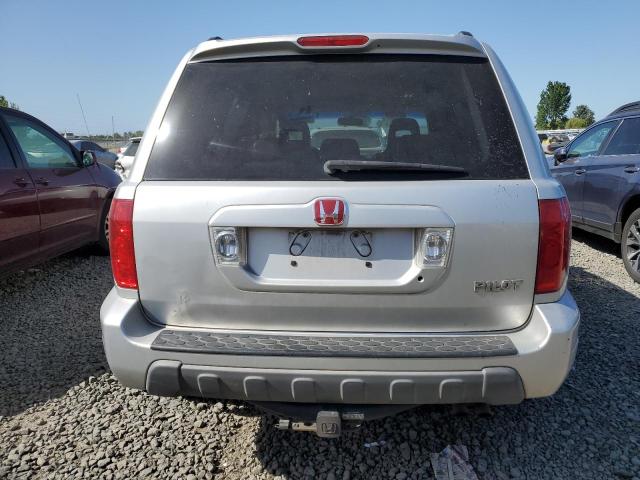 2HKYF18745H557500 - 2005 HONDA PILOT EXL SILVER photo 6