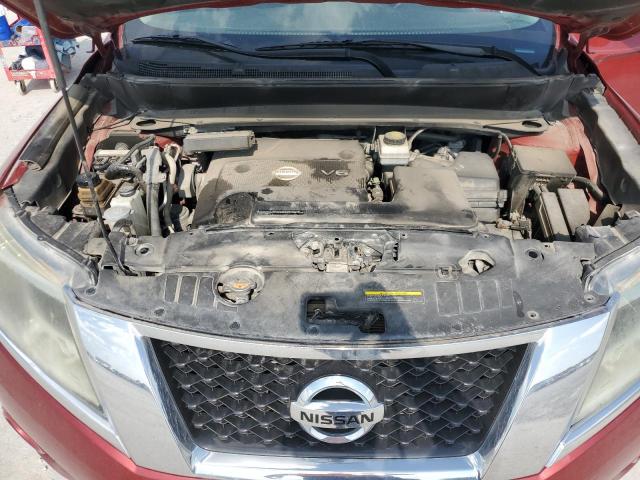 5N1AR2MN4EC606429 - 2014 NISSAN PATHFINDER S BURGUNDY photo 12