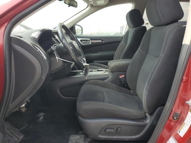 5N1AR2MN4EC606429 - 2014 NISSAN PATHFINDER S BURGUNDY photo 7