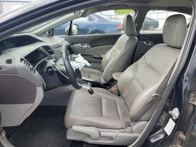 19XFB2F99CE347537 - 2012 HONDA CIVIC EXL შავი ფოტო 7