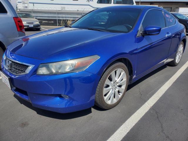 1HGCS2B83AA010136 - 2010 HONDA ACCORD EXL BLUE photo 2