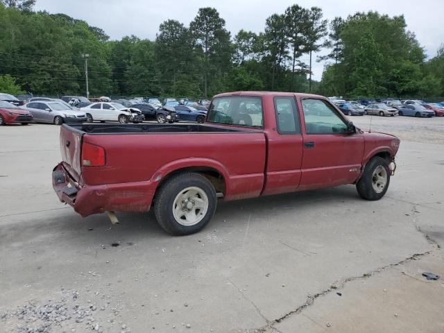 1GCCS19X5TK186589 - 1996 CHEVROLET S TRUCK S10 RED photo 3