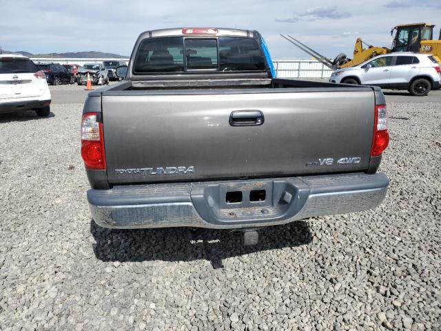 5TBBT44156S477306 - 2006 TOYOTA TUNDRA ACCESS CAB SR5 GRAY photo 6