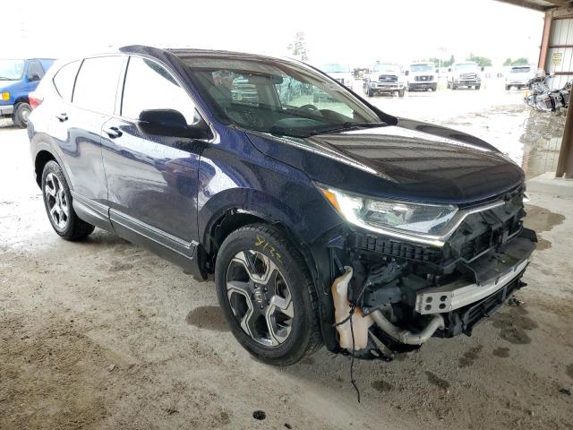 7FARW1H88JE035155 - 2018 HONDA CR-V EXL BLUE photo 4