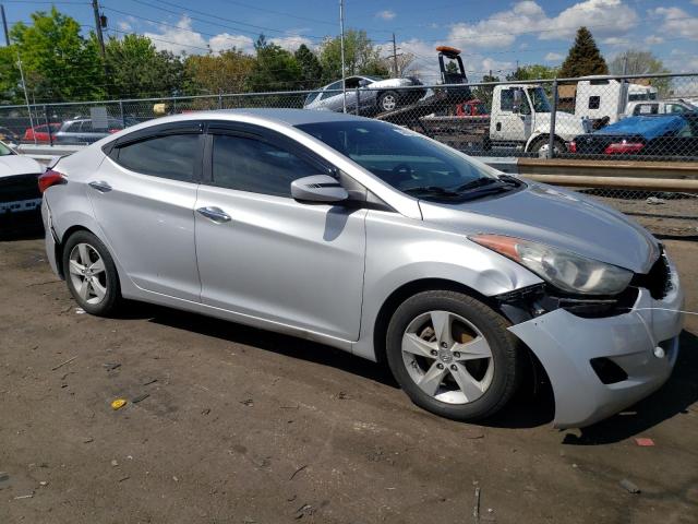 KMHDH4AE9CU208253 - 2012 HYUNDAI ELANTRA GLS SILVER photo 4