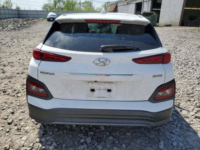 KM8K33AG0MU128827 - 2021 HYUNDAI KONA LIMITED WHITE photo 6