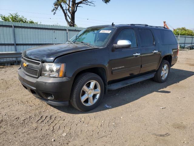 1GNSKJE72ER218823 - 2014 CHEVROLET SUBURBAN K1500 LT BLACK photo 1