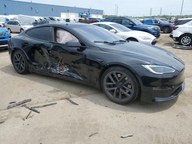 5YJSA1E59NF479320 - 2022 TESLA MODEL S შავი ფოტო 4