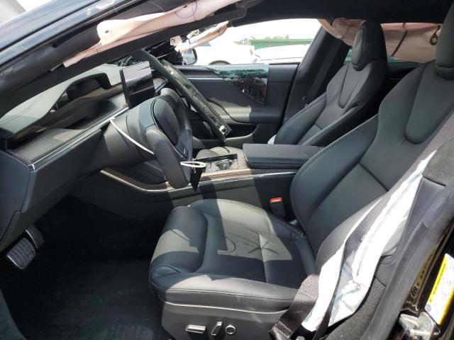 5YJSA1E59NF479320 - 2022 TESLA MODEL S შავი ფოტო 7