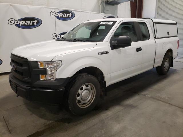 1FTEX1C8XHKE24147 - 2017 FORD F150 SUPER CAB WHITE photo 1