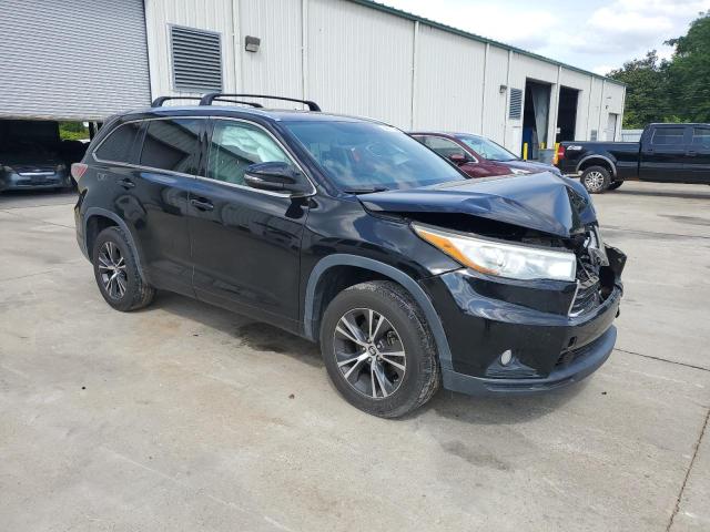 5TDKKRFH4GS122078 - 2016 TOYOTA HIGHLANDER XLE 黑色 照片 4