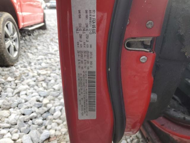 3C4PDCBG3KT871334 - 2019 DODGE JOURNEY SE RED photo 13