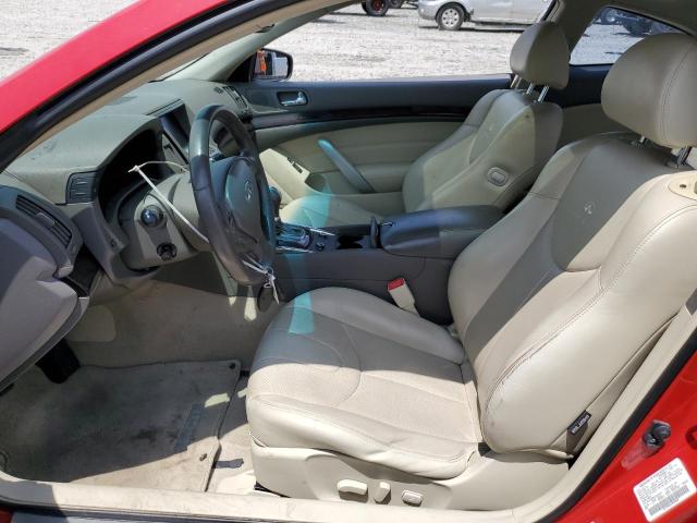 JN1CV6EK4CM423840 - 2012 INFINITI G37 BASE RED photo 7