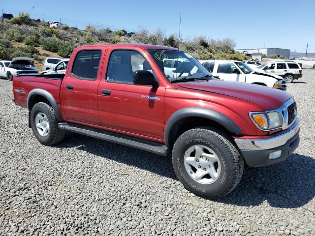 5TEGN92N01Z778460 - 2001 TOYOTA TACOMA DOUBLE CAB PRERUNNER RED photo 4