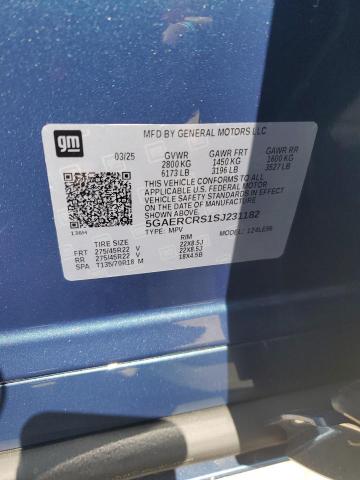 5GAERCRS1SJ231182 - 2025 BUICK ENCLAVE AVENIR BLUE photo 14